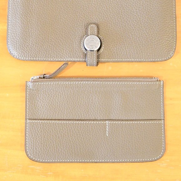 HERMES Dogon Duo Etope Leather Wallet Set - 2009 - Picture 6 of 8